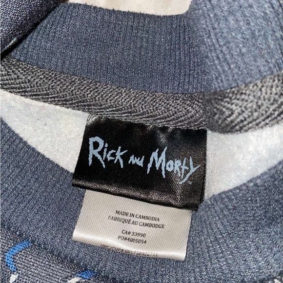 All Over Rick and Morty Printed Sweater [Adult Swim] - Picture 2 of 4